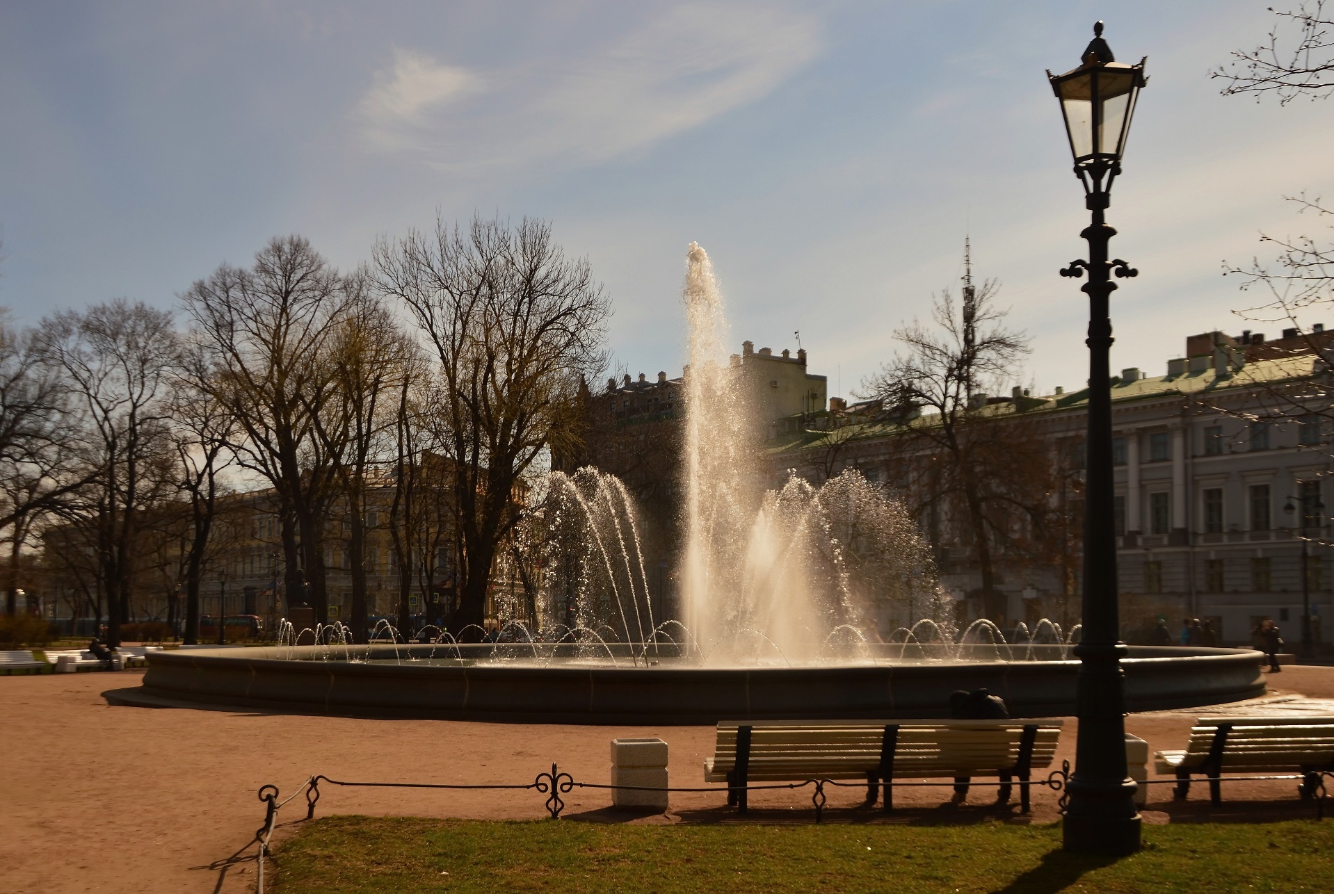 Александровский парк Санкт-Петербург фонтан