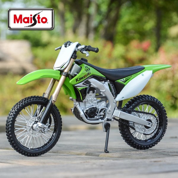 Коллекционные модели мотоциклов Maisto 1:12 Kawasaki KX 450F, зеленые литые автомобили, хобби
https://alli.pub/6xo0rg