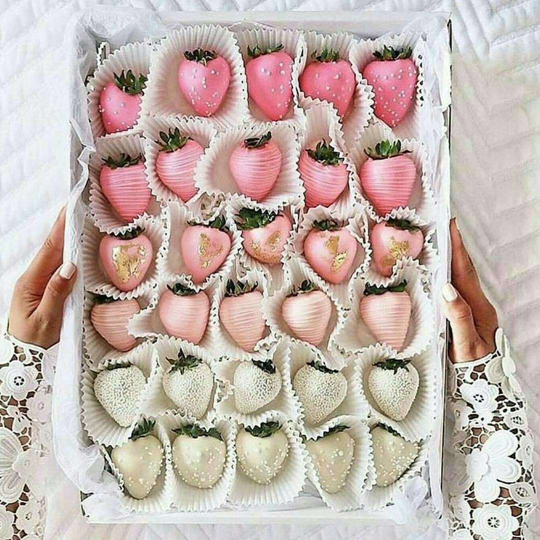 Клубника в шоколаде красивые