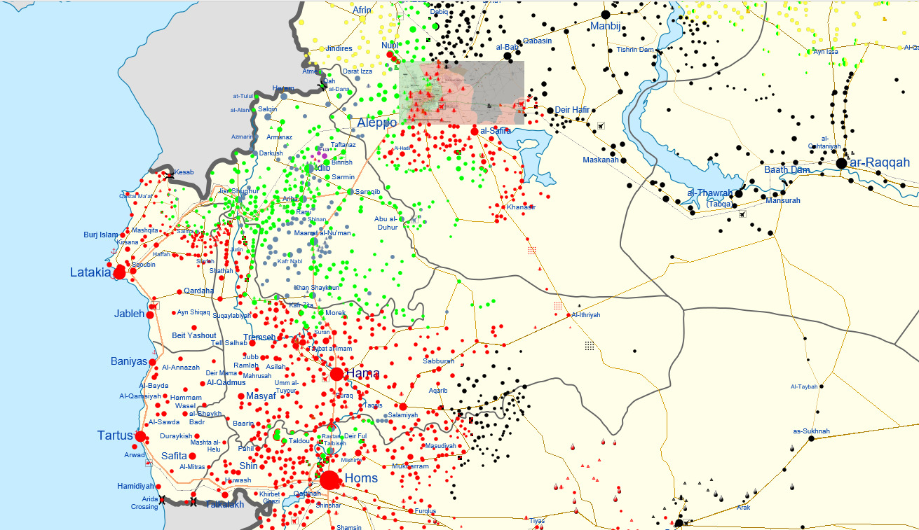 Карта бомбардировок вьетнама